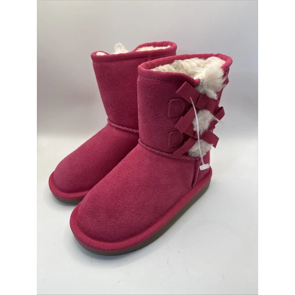 Koolaburra by UGG Girls' Victoria Short Boot Pink Sz 9  1090330 New  w/o‎ Box